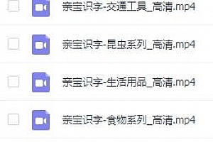 亲宝学汉字(8个系列全)